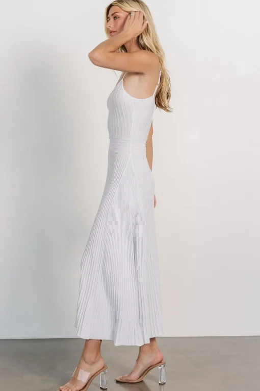Adair Knit Dress | Silver Shimmer | Baltic Born Best
