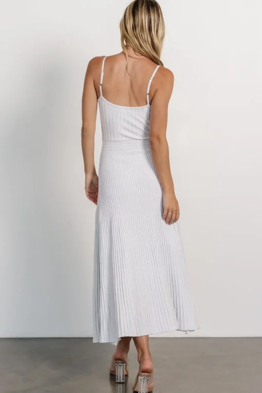 Adair Knit Dress | Silver Shimmer | Baltic Born Best