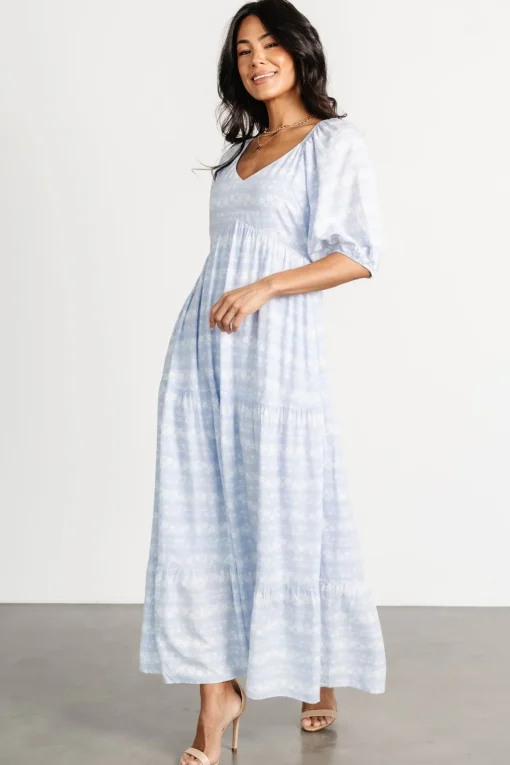 Adalee Dress | Light Blue Floral | Baltic Born Sale