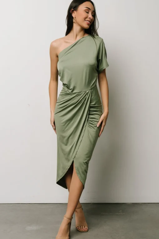 Addison Midi Dress | Dusty Sage | Baltic Born Shop