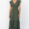 Adelina Maxi Dress | Dark Sage | Baltic Born Best