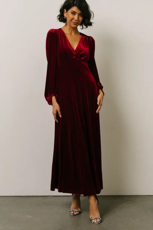 Adelita Velvet Maxi Dress | | Baltic Born Discount