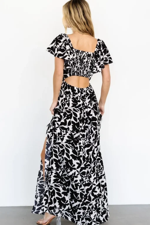 Adira Maxi Dress | Black Floral | Baltic Born Sale