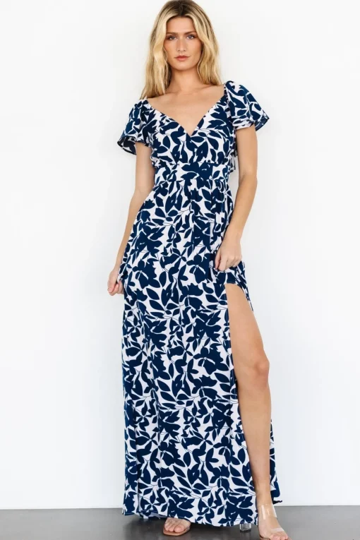 Adira Maxi Dress | Navy Floral | Baltic Born Store