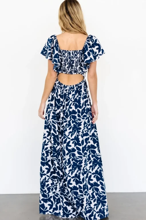 Adira Maxi Dress | Navy Floral | Baltic Born Store
