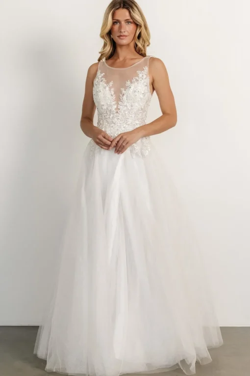 Affection Shimmer Bridal Gown | Off White | Baltic Born Online
