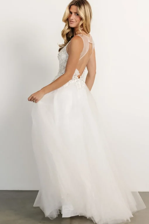 Affection Shimmer Bridal Gown | Off White | Baltic Born Online