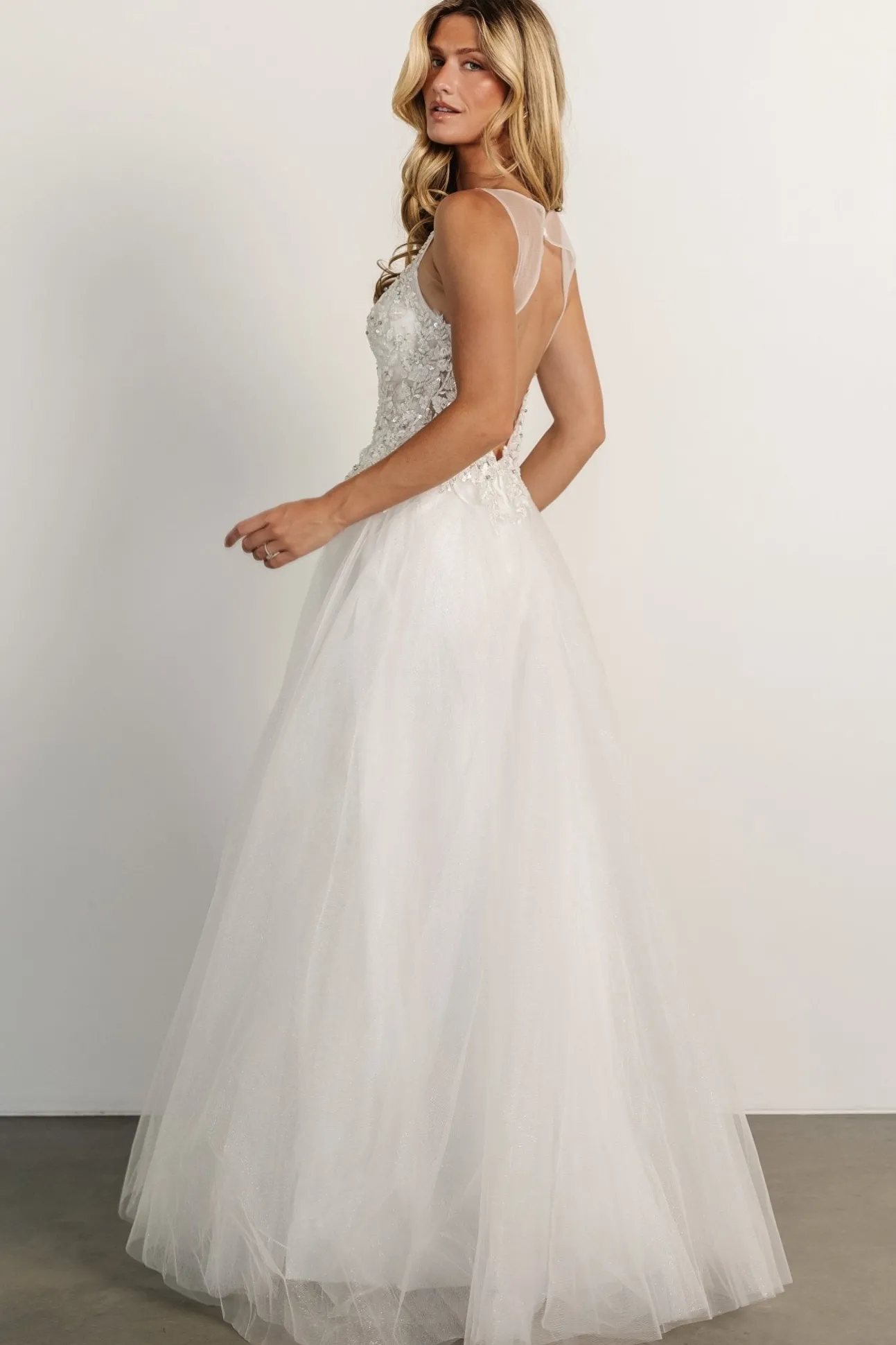 Affection Shimmer Bridal Gown | Off White | Baltic Born Online
