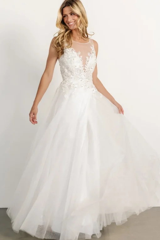 Affection Shimmer Bridal Gown | Off White | Baltic Born Online