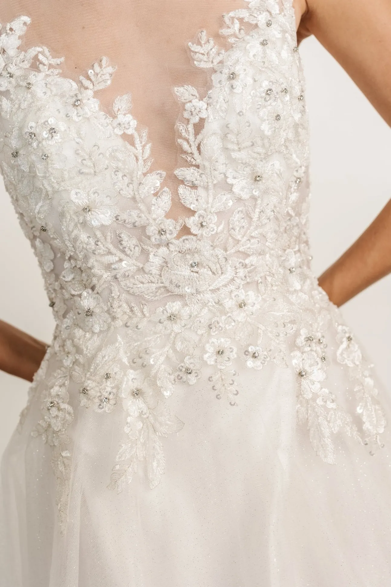 Affection Shimmer Bridal Gown | Off White | Baltic Born Online