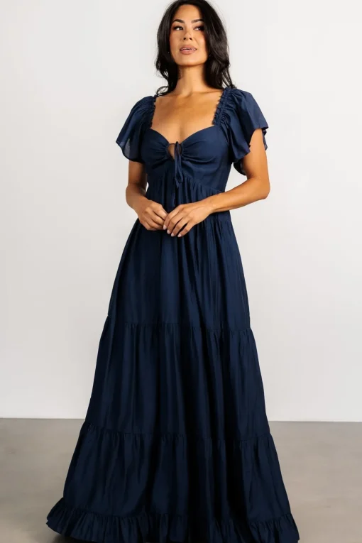 Agatha Maxi Dress | Dark Blue | Baltic Born Best