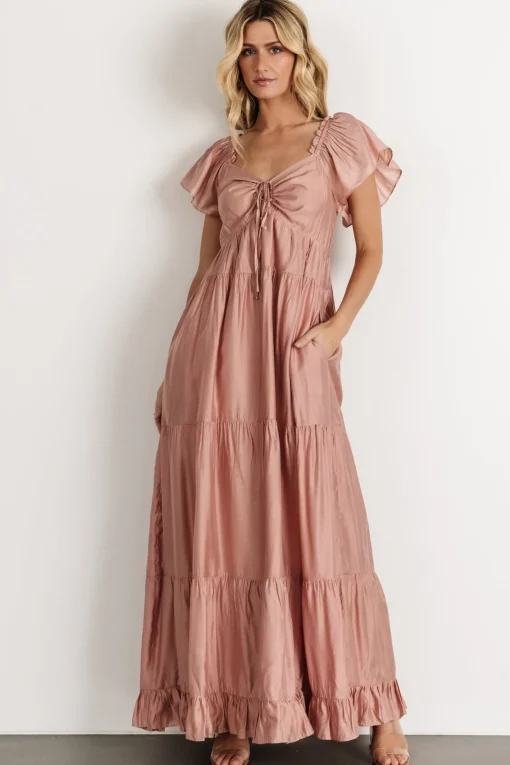 Agatha Maxi Dress | Dusty Mauve | Baltic Born Cheap