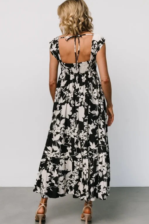 Aita Maxi Dress | Black + Ivory Floral | Baltic Born Cheap