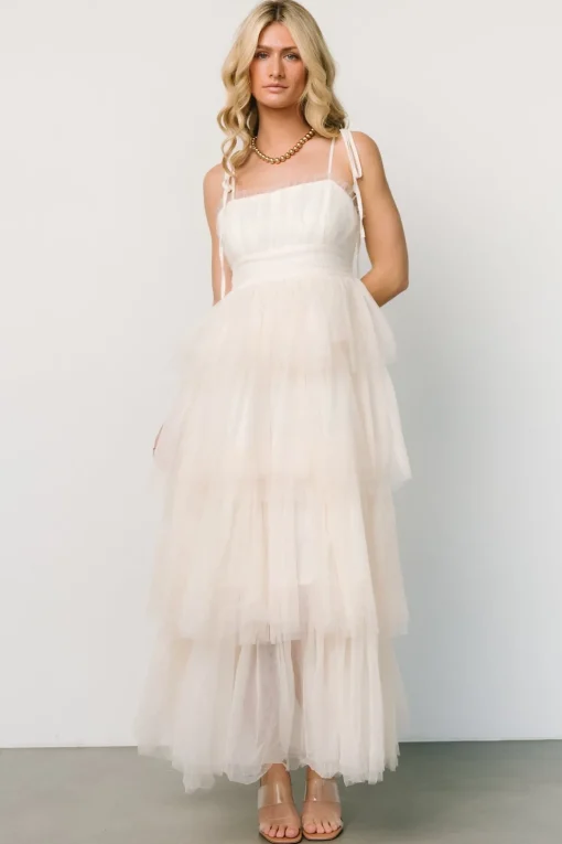 Alora Tulle Tiered Maxi Dress | | Baltic Born Flash Sale