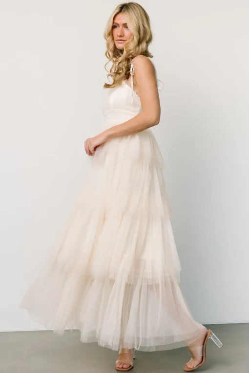 Alora Tulle Tiered Maxi Dress | | Baltic Born Flash Sale