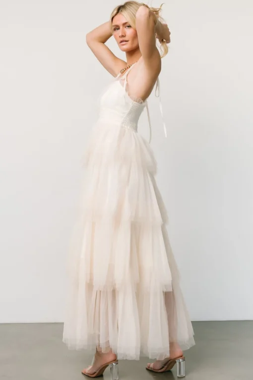 Alora Tulle Tiered Maxi Dress | | Baltic Born Flash Sale