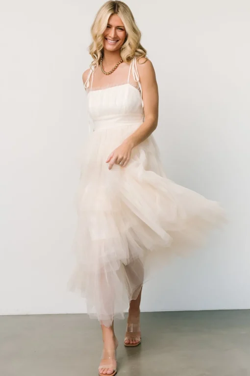 Alora Tulle Tiered Maxi Dress | | Baltic Born Flash Sale