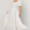 Alta Jacquard Maxi Dress | Off White | Baltic Born Cheap