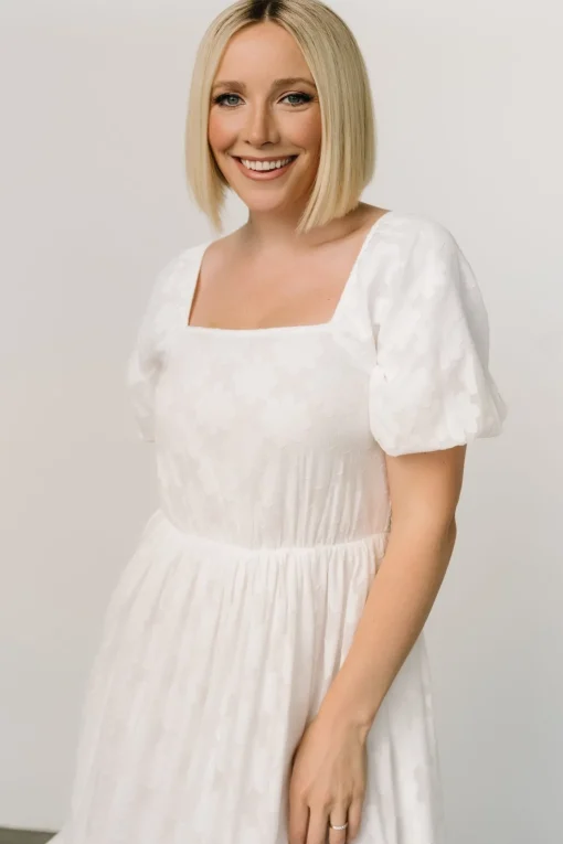 Alta Jacquard Maxi Dress | Off White | Baltic Born Cheap
