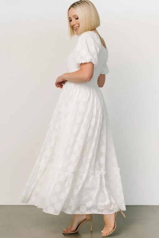 Alta Jacquard Maxi Dress | Off White | Baltic Born Cheap