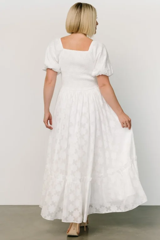 Alta Jacquard Maxi Dress | Off White | Baltic Born Cheap