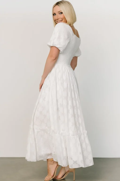 Alta Jacquard Maxi Dress | Off White | Baltic Born Cheap