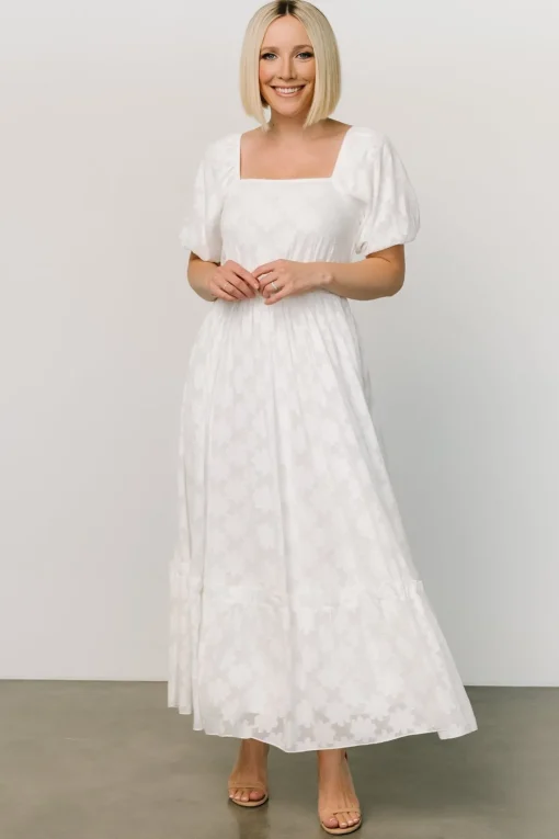 Alta Jacquard Maxi Dress | Off White | Baltic Born Cheap