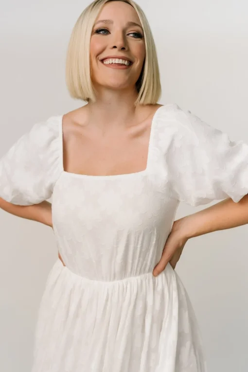 Alta Jacquard Maxi Dress | Off White | Baltic Born Cheap