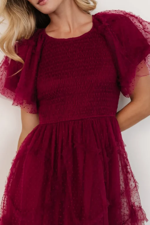 Ambrose Dotted Tulle Midi Dress | | Baltic Born Best