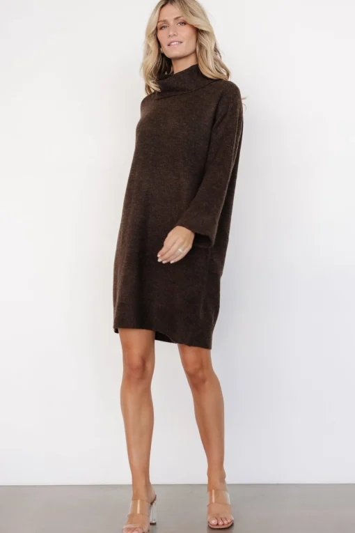 Amy Sweater Dress | Dark Brown | Baltic Born Cheap