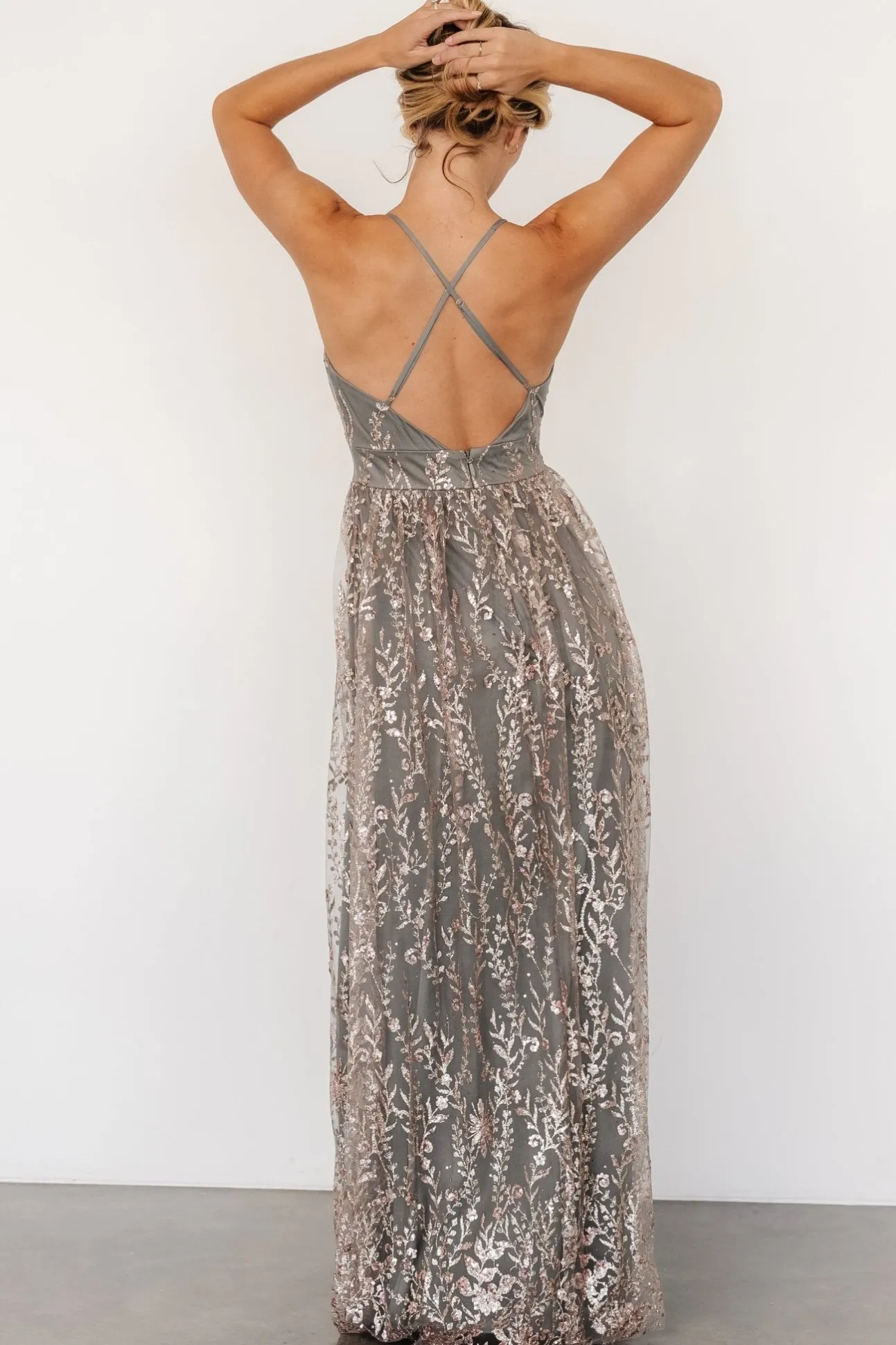Anisa Shimmer Gown | Eucalyptus + Rose | Baltic Born Cheap