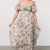 Annabeth Midi Dress | Eucalyptus Floral | Baltic Born Flash Sale