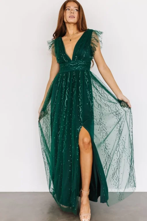 Annika Sequin Mesh Maxi Dress | | Baltic Born Online