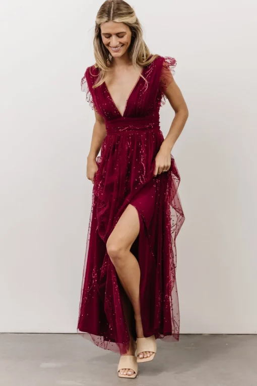Annika Sequin Mesh Maxi Dress | | Baltic Born Discount