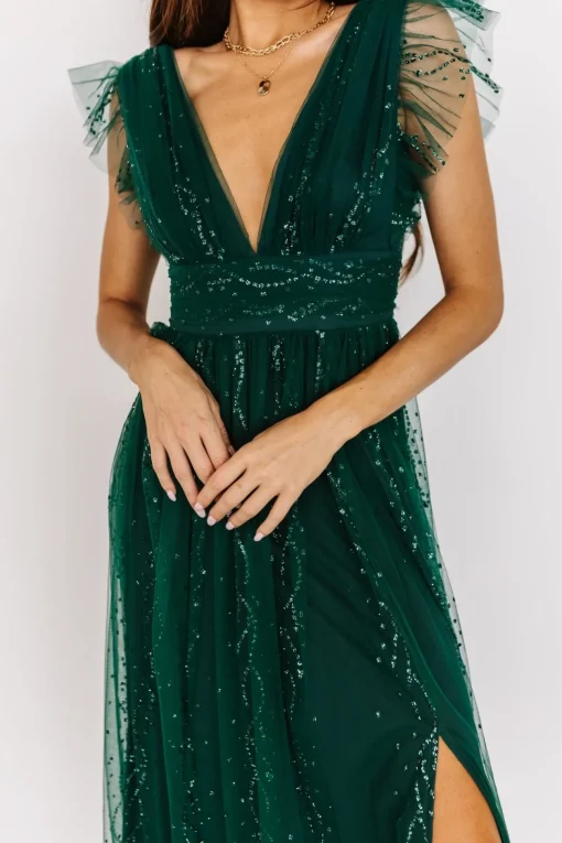 Annika Sequin Mesh Maxi Dress | | Baltic Born Online