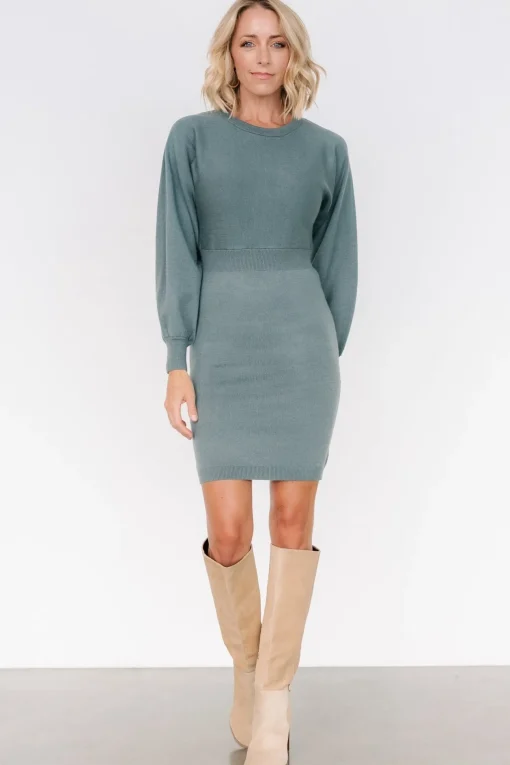 Anson Sweater Dress | Winter Green | Baltic Born Shop