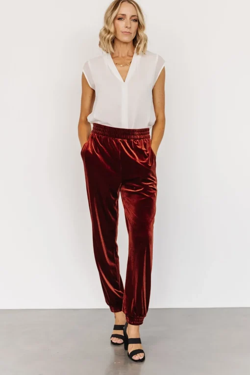 Archie Velvet Jogger Pants | | Baltic Born Best Sale