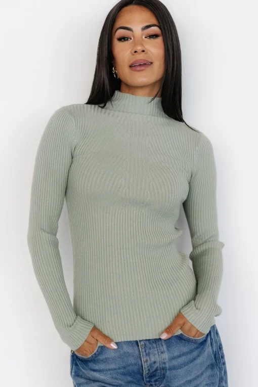 Ari Ribbed Long Sleeve Top | | Baltic Born Fashion