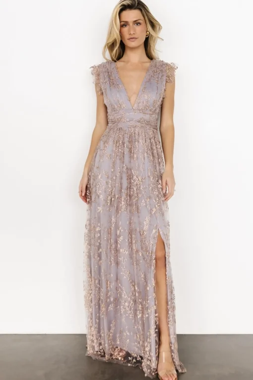 Arlene Shimmer Gown | Dusty Lilac + Rose | Baltic Born Online