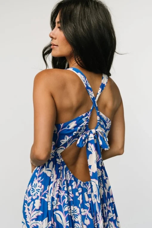 Atalanta Back Tie Maxi Dress | Blue Print | Baltic Born Flash Sale