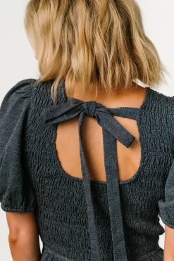 Beaumont Romper | Dark Heather Blue | Baltic Born Online