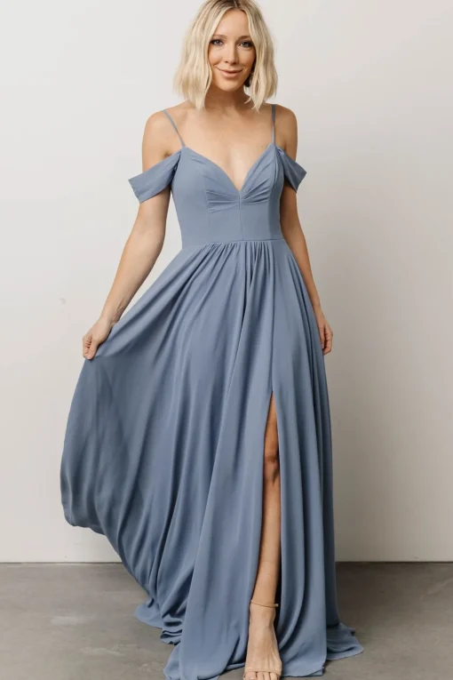 Bianca Lace Maxi Dress | Dusty Blue | Baltic Born Cheap