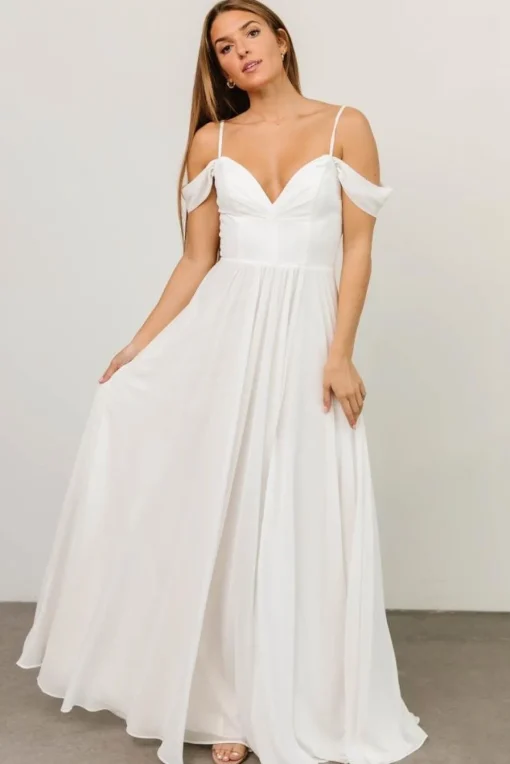 Bianca Lace Maxi Dress | Off White | Baltic Born Cheap