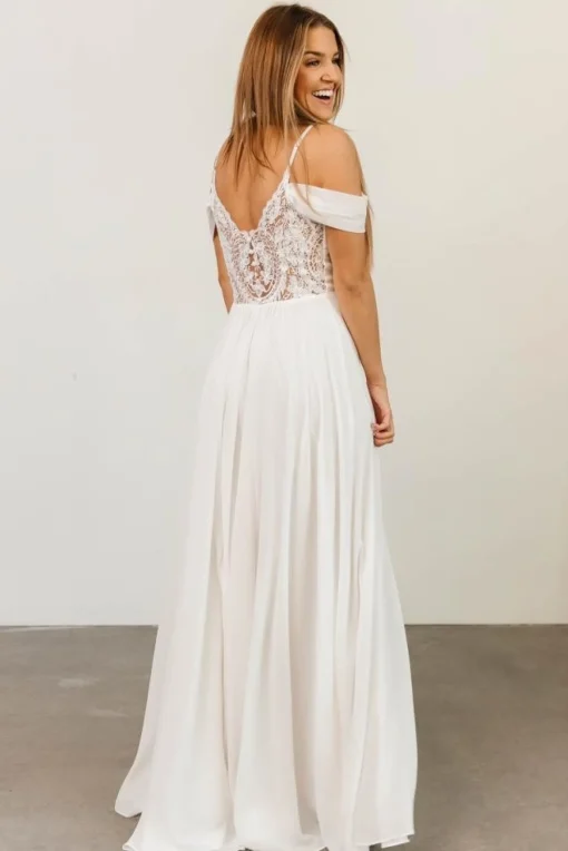 Bianca Lace Maxi Dress | Off White | Baltic Born Cheap