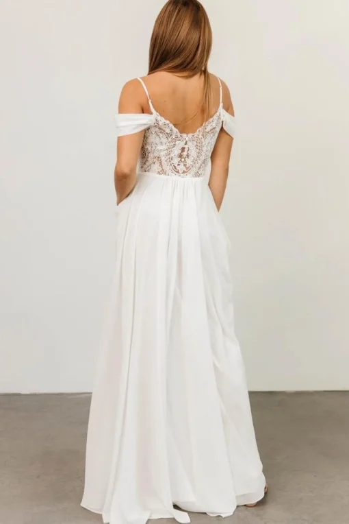Bianca Lace Maxi Dress | Off White | Baltic Born Cheap