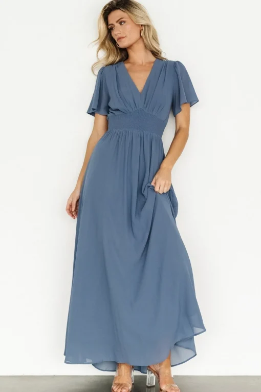 Birdie Maxi Dress | Whisper Blue | Baltic Born Cheap