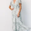 Birdie Maxi Dress | White + Sage Floral | Baltic Born Cheap