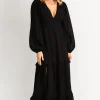 Bowman Deep V Maxi Dress | | Baltic Born New