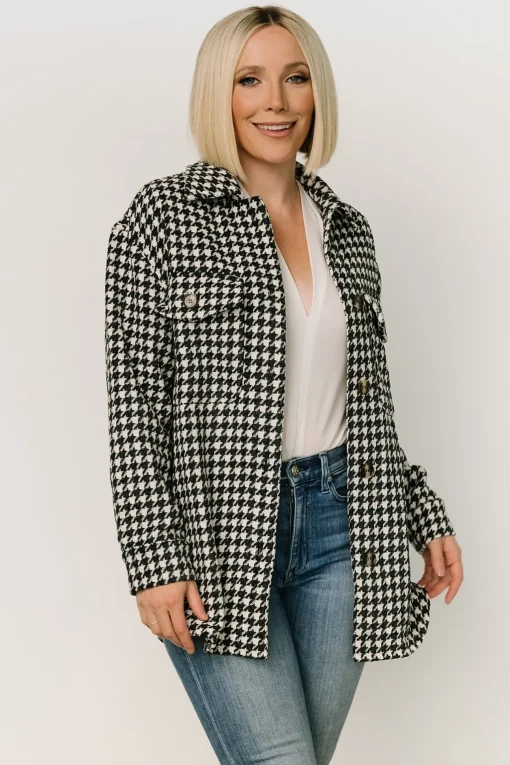 Bridger Houndstooth Jacket | Dark Navy + Ivory | Baltic Born Best
