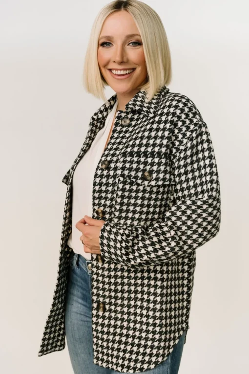 Bridger Houndstooth Jacket | Dark Navy + Ivory | Baltic Born Best